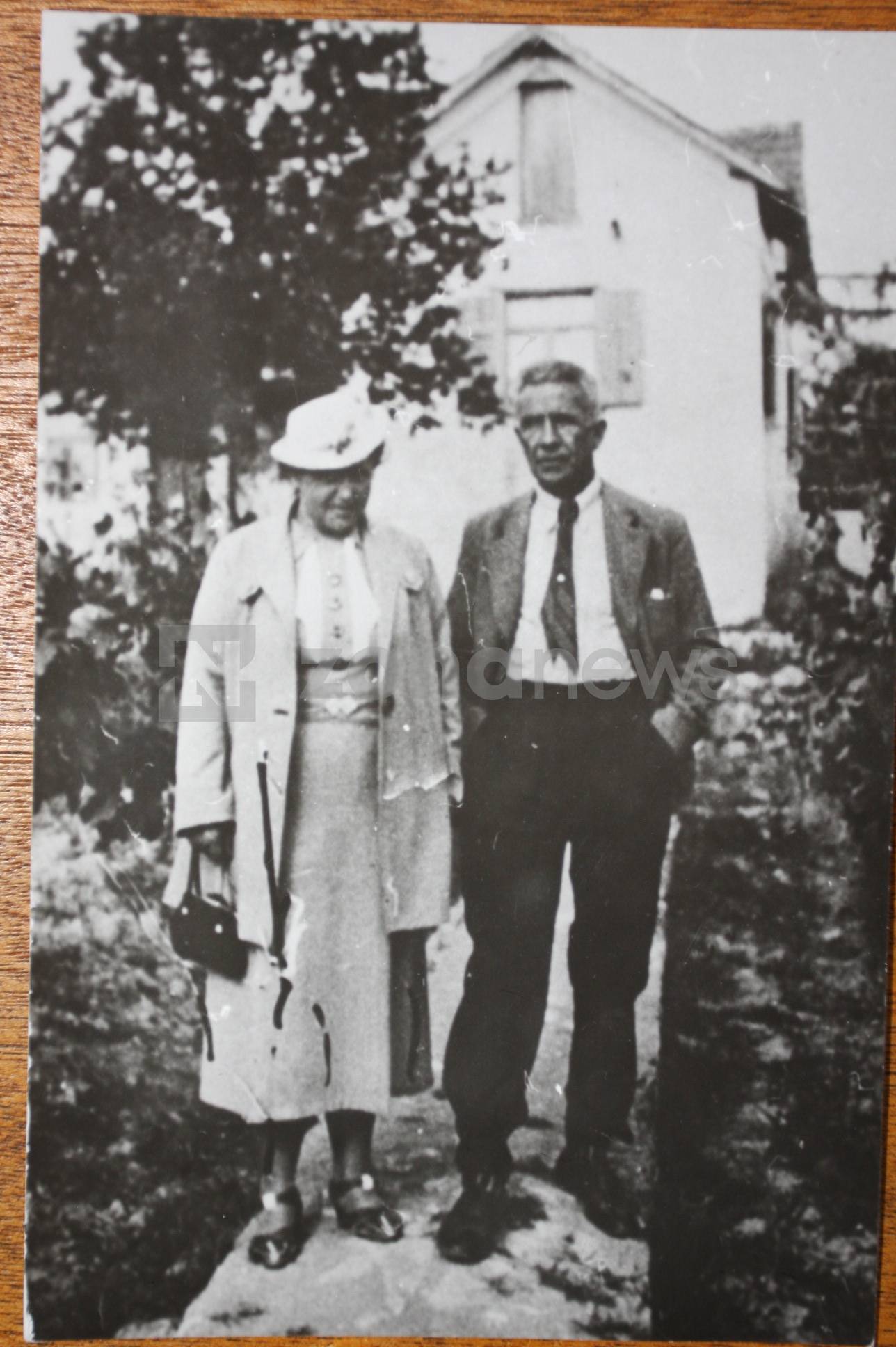 Антон Прудкин и съпругата му Мария